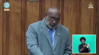 Fijian Minister for Fisheries response to His Excellency's opening of Parliament address