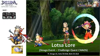 DFFOO GL (Lotsa Lore CHAOS Challenge Quest) Strago LD, Ashe, Relm