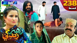 Zahar Zindagi - Ep 238 | Sindh TV Soap Serial | SindhTVHD Drama
