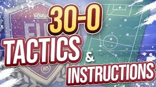 MY 30-0 TOP 100 CUSTOM TACTICS & INSTRUCTIONS! - FIFA 20 Ultimate Team