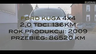 AUTOKLASA PLAC PRZEŚWIETLEŃ - Ford Kuga 4x4 2,0 TDCI 136KM