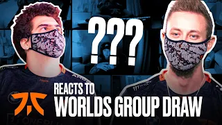 FNATIC Reacts to Group Draw | Worlds 2020
