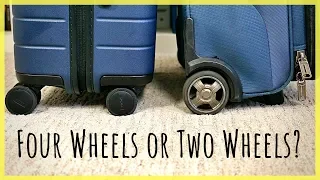 2-Wheel vs 4-Wheel Suitcase | Tips for Picking the Right Bag
