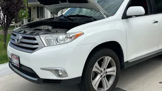 DIY: 2013,Toyota Highlander 3.5L oil change