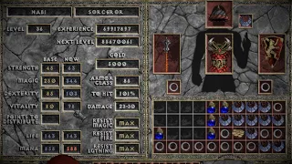 Diablo 1 (PC, Multi Player) - Cool Unique Items for Sorcerer, Farming