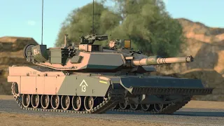 M1A1 HC 10-0 + Nuke - Realistic Battles - War Thunder Gameplay [1440p 60FPS]