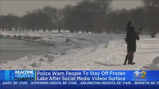 A Warning For Lake Michigan Ice Walkers: Don't Do It