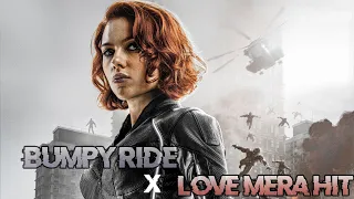 Black Widow Ft. Bumpy Ride x Love Mera Hit | Marvel | Natasah  Romanoff | Edit |