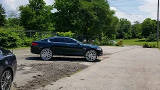 14 Jaguar XF on 26s Amanis @specialvehiclescustoms