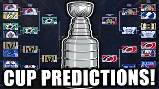 *NEW* 2024 NHL STANLEY CUP PLAYOFF BRACKET PREDICTIONS!