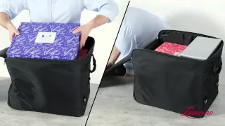 The Wine Check Rolling Wine Luggage for 15 Bottles