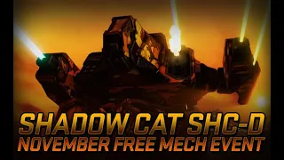 Mechwarrior Online. ShadowCat D - бесплатный мех месяца.