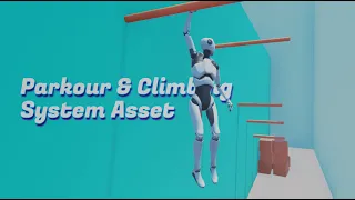 We released Advanced parkour and climbing system Asset for unity