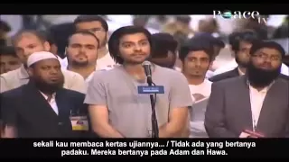 Pertanyaan Sulit Seorang Ateis Berhasil Dijawab Dr  Zakir Naik Subtitle Indonesia