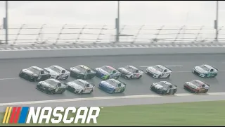 Watch: Next Gen restart/drafts in a large pack at Daytona | NASCAR