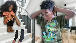 Girl Pushed Down Stairs, What Happens Next Is SHOCKING