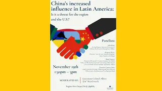 China’s increased influence in Latin America Is it a threat for the region and the U.S.