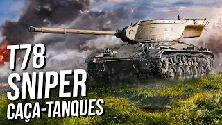 JOGUEI de SNIPER Caça-Tanques e me SURPREENDI! | World of Tanks - T78