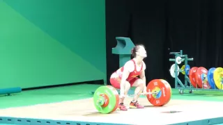 Wei Deng Women 63 kg Clean and Jerk 147 kg Olympic Record