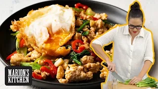 Make Thai for dinner in 10 minutes! Thai-style Chicken, Eggs & Greens | Marion's Kitchen