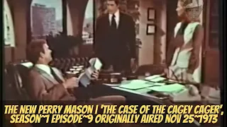 The New Perry Mason - 'The Case Of The Cagey Cager', Season1 Episode9 Originally Aired Nov 25th,1973