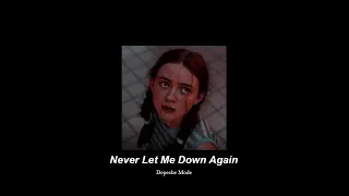 Never Let Me Down Again -  Depeche Mode (𝙎𝙡𝙤𝙬𝙚𝙙 + 𝙍𝙚𝙫𝙚𝙧𝙗)