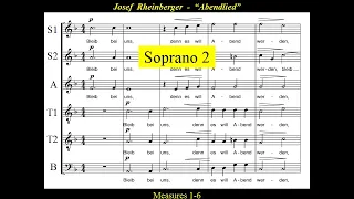 Rheinberger- "Abendlied" Op.69 No.3 - Soprano 2