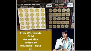Sealed to Revealed Elvis Worldwide Gold Award Hits Vol 1 and 2!