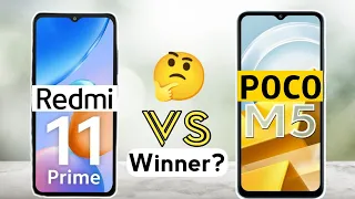 Redmi 11 Prime vs POCO M5 : Winner 🤔