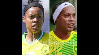 La joueuse sud-africaine, Miche Desiree Minnies: la fille de Ronaldinho?