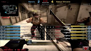 CSGO POV DEMO S1mple  (Na`Vi)(29-17) vs Heroic / mirage / ESL Pro League Season 14