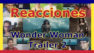Reacciones: Wonder Woman Trailer 2 | DC comics Reactions Mashup