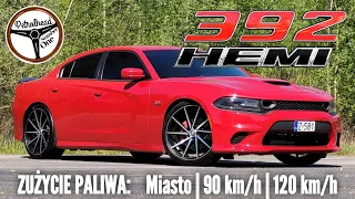 2016 Dodge Charger R/T 6.4 Scat Pack | Wiem, że bez sensu, ale sprawdzam spalanie.