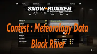 SnowRunner Gameplay PS4 - Contest : Meteorology Data - Black River (Time 6:57)Gold