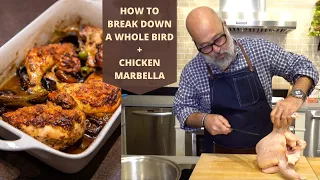 Andrew Zimmern Cooks: Chicken Marbella & How to Break Down a Whole Bird!