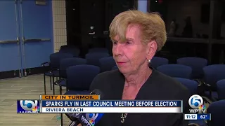 Sparks fly last council meeting before election