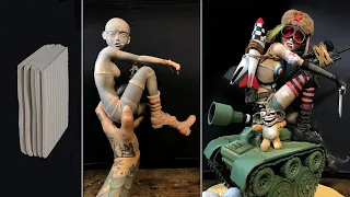 How I made a Tank Girl Diorama / Sculpture / Scratchbuild