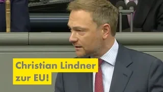 Christian Lindner zur EU!