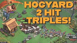 HOG RAIDERS + GRAVEYARD SPELL | Easy attack strategies that anyone can do | Clan Capital