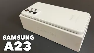 Unboxing SAMSUNG A23 - White