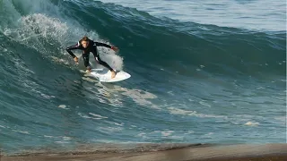 Dangerous Skimboarding at "The Wedge"   -   Raw Footage