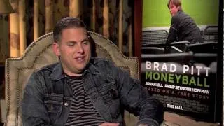 JONAH HILL Interview for "Moneyball" w/ Brad Pitt