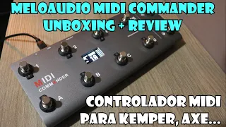 UNBOXING MeloAudio Midi Commander | Controlador Para Kemper, Axe...