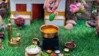 Gujarati Mango Fajeto Recipe | Mango Kadhi - Mango Curry Recipe In Miniature