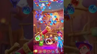 Bubble witch saga 3 level 2385 one rainbow boosters no cats no hats  5 extra bubbles
