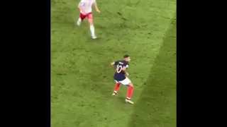 Mbappe body feint vs Denmark