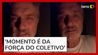 Ator gaúcho fala em 'calamidade' e diz que está sem água e luz em Porto Alegre