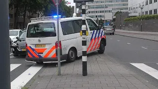 Politie vliegt uit de bocht onderweg naar een spoedmelding in Rotterdam