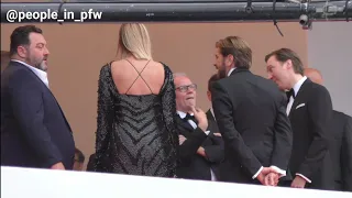 Ruben Östlund, Paul Dano, Julia Ducournau & Denis Ménochet- Red Carpet Cannes Film Festival - 19.05