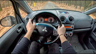 2011 Mitsubishi Colt VII [1.3 MIVEC 95H] |0-100| POV Test Drive #1445 Joe Black